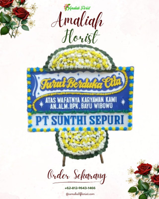 Papan Bunga Duka di Saradan