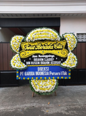 Papan Bunga Duka di Saradan